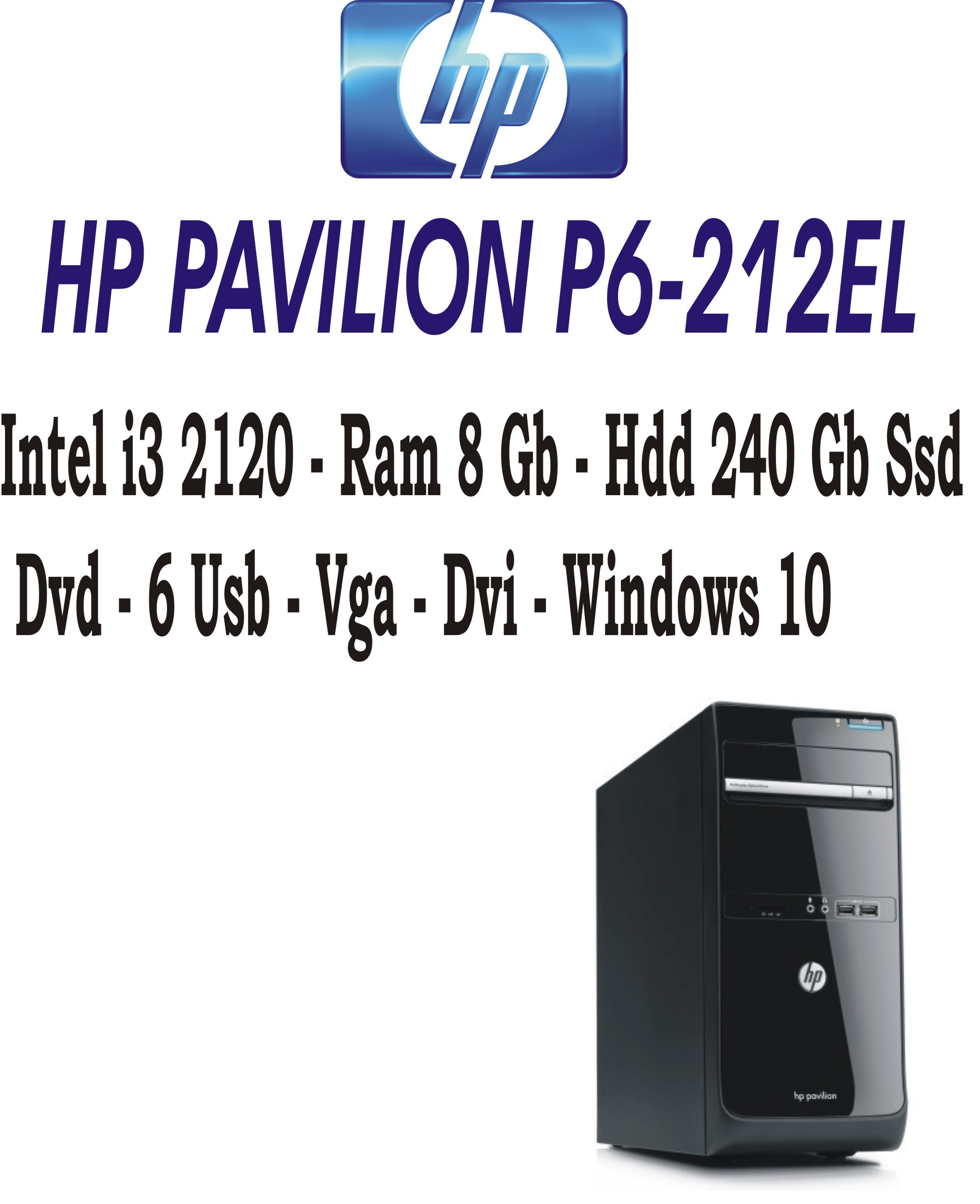 HP P6-212 EL ricondizionato