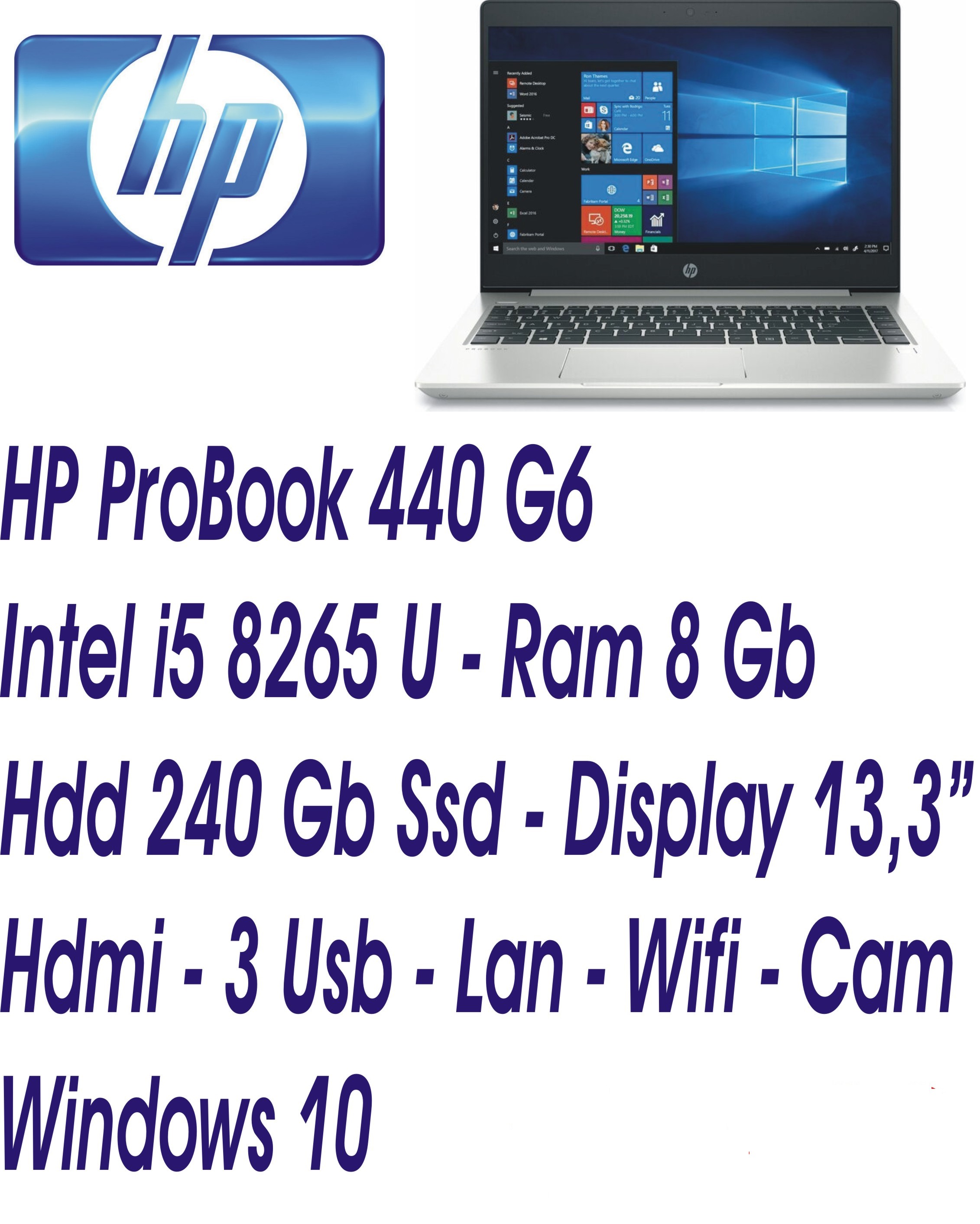 HP ProBook 440 G6 da 13 pollici ricondizionato