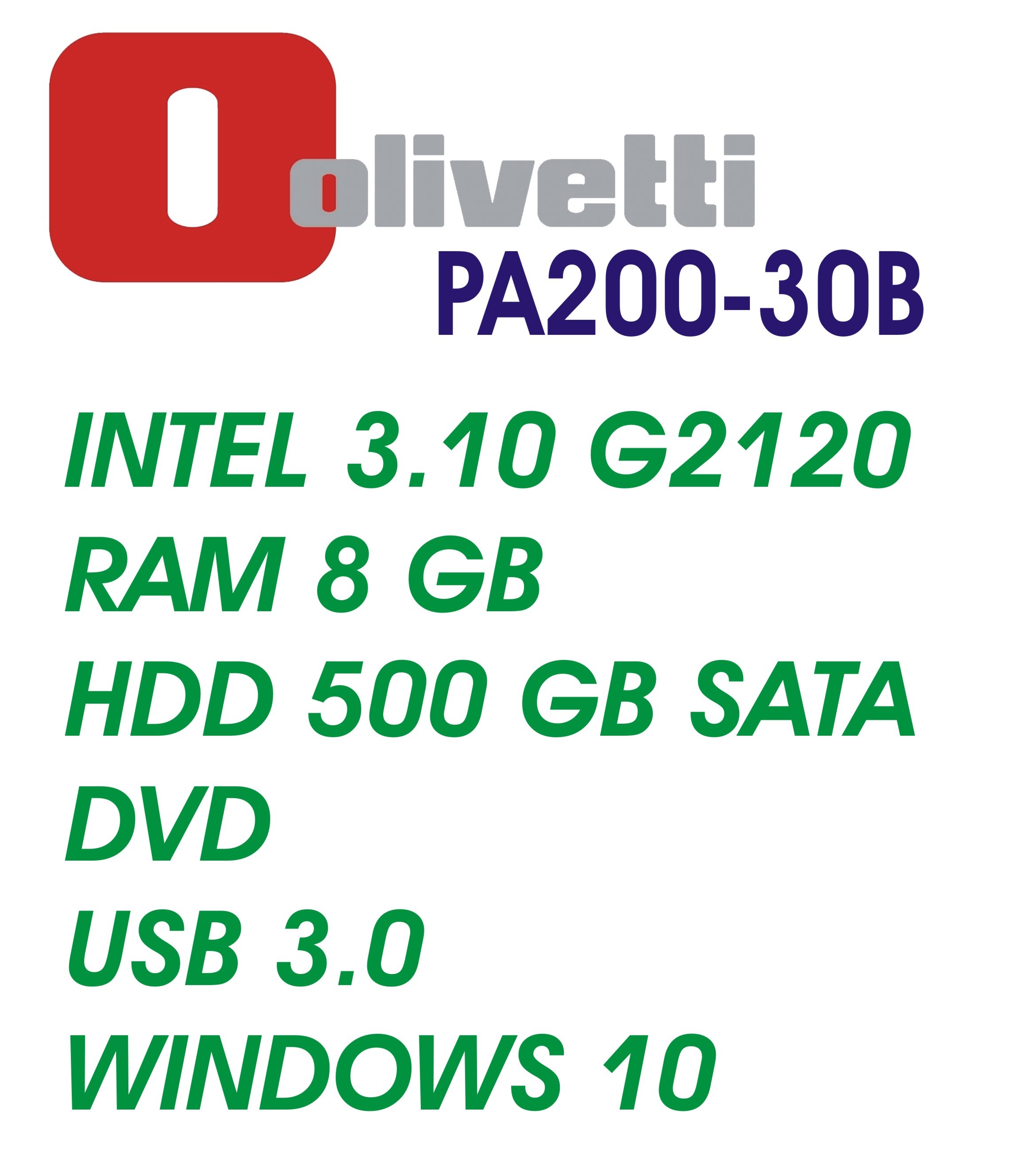 Olivetti G 2120 con 8 GB di RAM ricondizionato